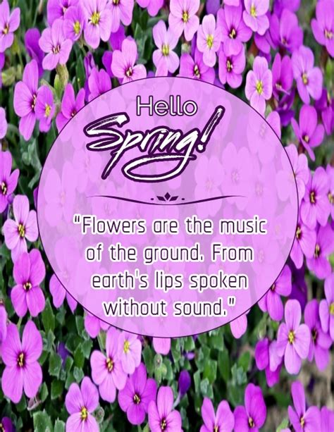 Hello Spring Instagram Post Welcome Spring Template Postermywall