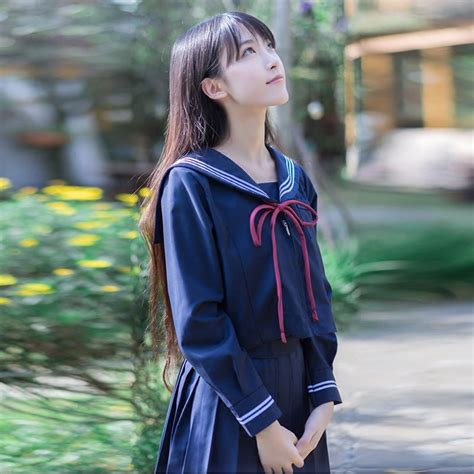 Japanesekorean Sailor Suit Cosplay Costumes School Uniforms Cute Girls