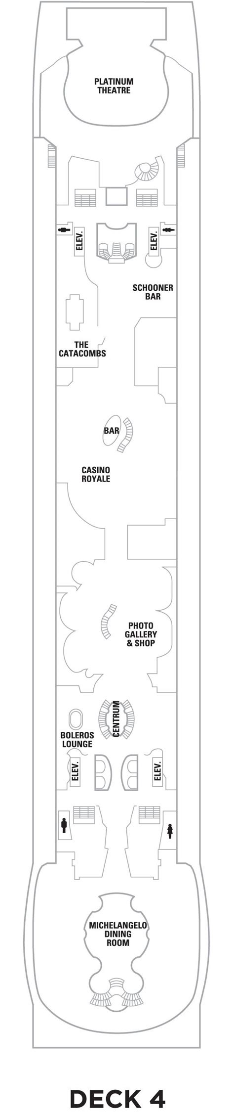 Deck 4 Liberty Of The Seas Deck Plans Royal Caribbean Blog