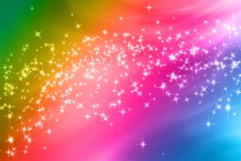Rainbow Glitter Sparkle Background Gráfico Por Rizu Designs · Creative