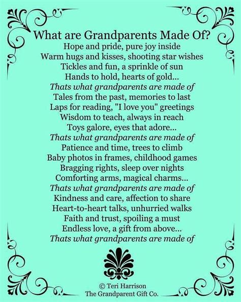 What Grandparents Are Made Of Gifts For Grandparents Gifts
