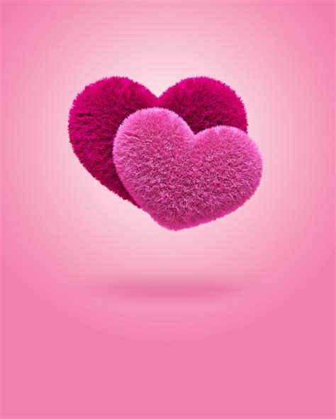 49 Cute Pink Heart Wallpaper