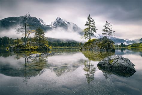 Hd Wallpaper Seealpsee Is A Lake In The Alpstein Range Of The