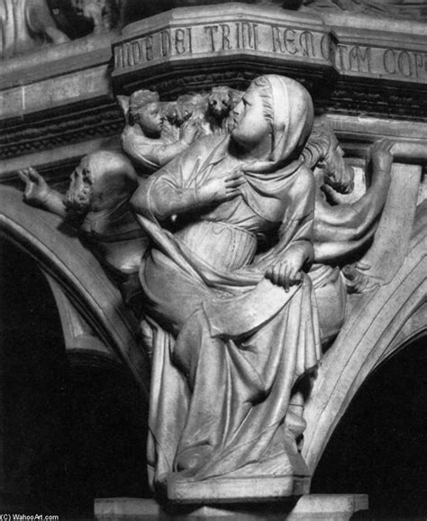 Reproductions D Art Pulpit Détail 1301 De Giovanni Pisano 1248 1318 Italy