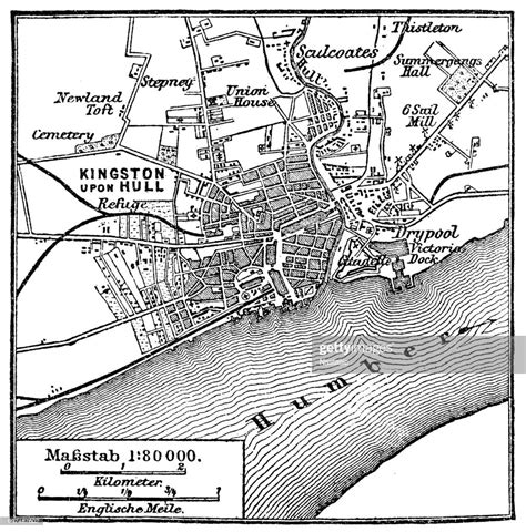 Kingston Upon Hull Map High Res Vector Graphic Getty Images