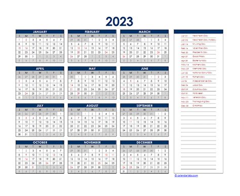 Calendar 2023 Download Excel Get Calendar 2023 Update