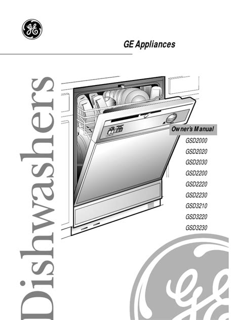 Ge Dishwasher Parts Manual