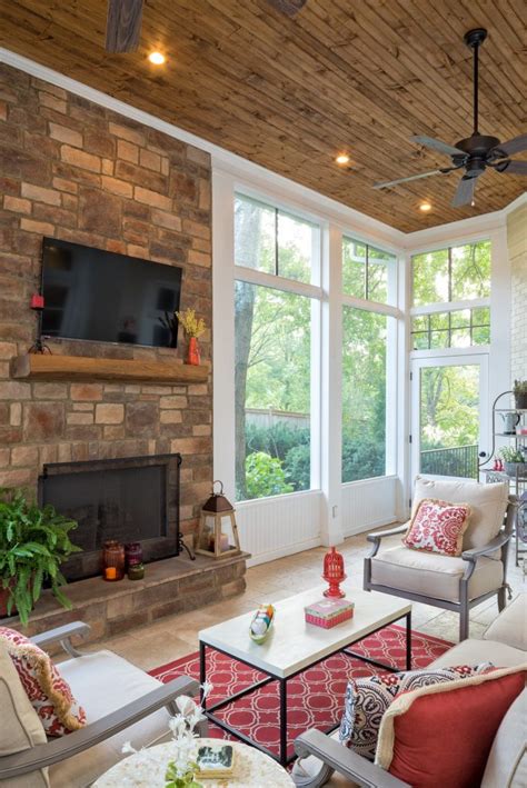 The outdoor living pros at hgtv share our favorite screened porch decorating ideas to inspire your own indoor/outdoor design. Porch ceiling styles - The Porch CompanyThe Porch Company