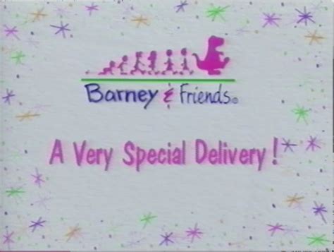 A Very Special Delivery Barney Wiki