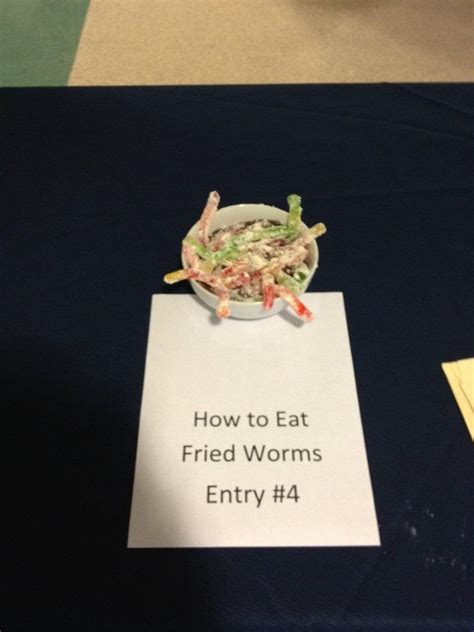 It's unclear until the end of the book how the bet is going to turn out. 17 Best images about How to Eat Fried Worms book unit on ...