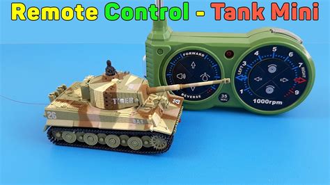Remote Control Tank Mini German Tiger I Unboxing Tv Youtube