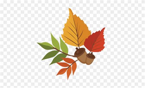 Autumn Leaves Svg Scrapbook Cut File Cute Clipart Files Cute Fall