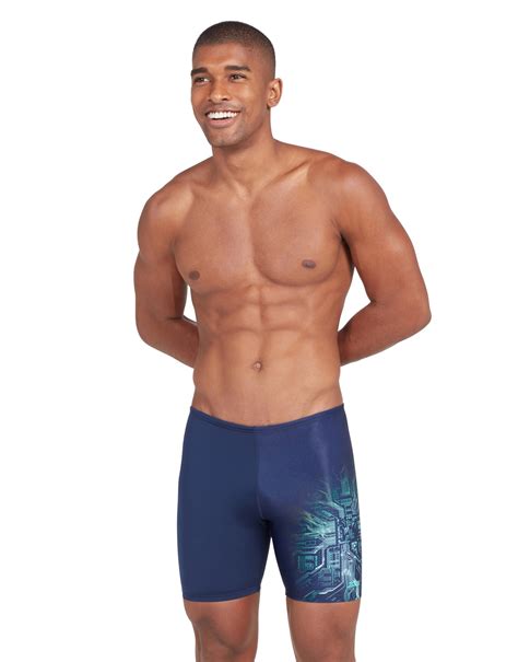Zoggs Cortex Mid Swim Jammer Navygreen Simply Swim Simply Swim Uk