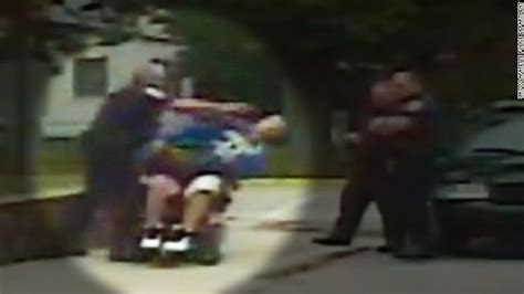 Cop Pushes Over Man In Wheelchair Video