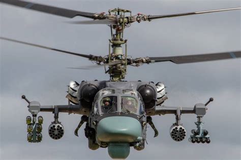 russian army receives 10 upgraded ka 52m attack helicopters