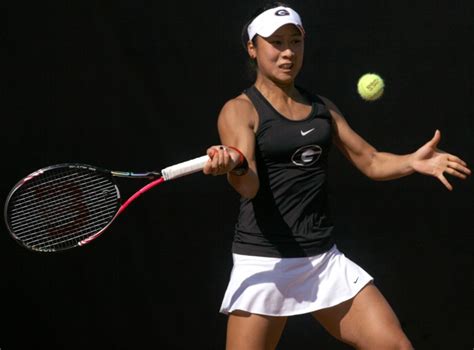 Georgia Womens Tennis Player Adjusts To American Tennis