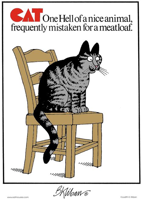 Klibans Cats By B Kliban April 05 2012 Via Gocomics Cats