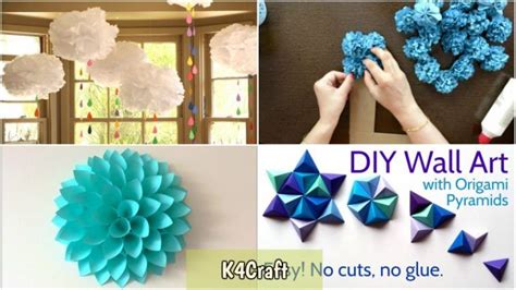 Decorate Your Home With Beautiful Paper Crafts K4 Craft Origami