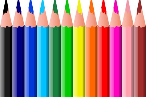 Download Color Pencils Pencil Coloured Royalty Free Vector Graphic