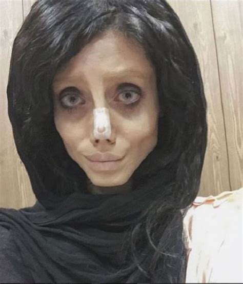 La Iran Conocida En Instagram Como La Angelina Jolie Zombie Revela Su Verdadero Rostro