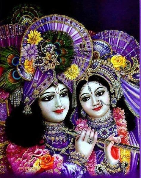 Cute Kanha Ji Lord Krishna With Radha Rani