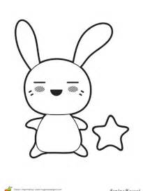 Très utilisé comme décoration ce squishy évoque le style kawaii. Coloriage lapins style kawai sur Hugolescargot.com