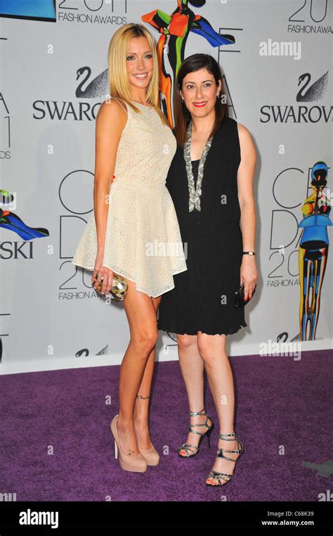 Katie Cassidy Behnaz Sarafpour In Attendance For The 2011 Cfda Fashion
