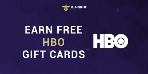 Hbo is available through the hbo now streaming app, tv package, or an existing digital subscription. Earn Free HBO Now Gift Cards In 2020 - Idle-Empire