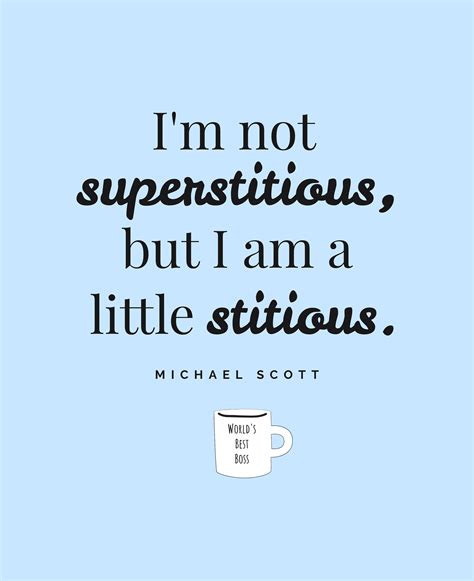 Im Not Superstitious But I Am A Little Stitious Michael Etsy