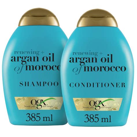 Amazon Com Ogx Renewing Argan Oil Of Morocco Shampoo Conditioner Set Fl Oz Pack Of