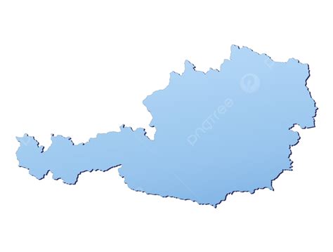 Austria Map Map Isolated Bitmap Country Png Transparent Image And