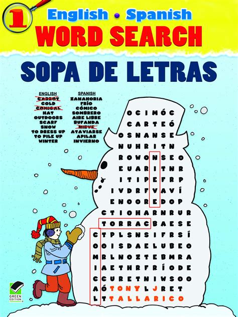 English Spanish Word Search Sopa De Letras Sopa De Letras En Hot Sex Picture