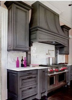 Simplicity is beauty in this monochrome kitchen. Gray stained (washed) Hickory Cabinets | House | Pinterest ...