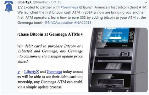 ATM Firm LibertyX Teams Up With ATM Manufacturer Genmega