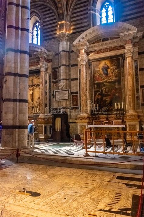 The Interior Of Siena Cathedral Tuscany Italy Editorial Image Image