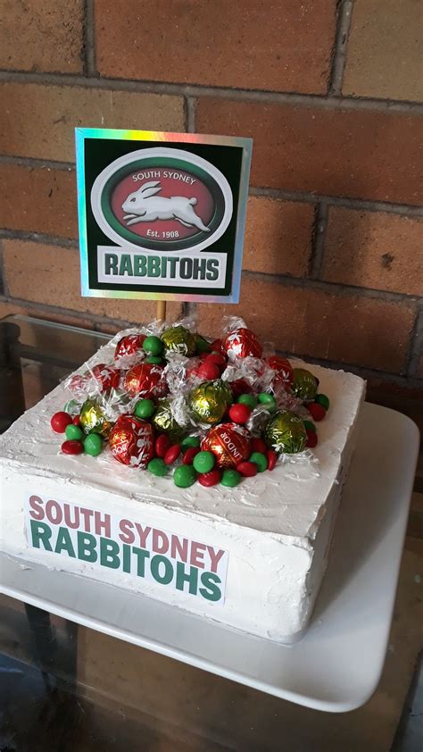 Rabbitohs radio | rabbitohs tv. South Sydney Rabbitohs cake DIY | Diy cake, Cake, Food