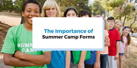 The Importance Of Summer Camp Registration Forms Regpack