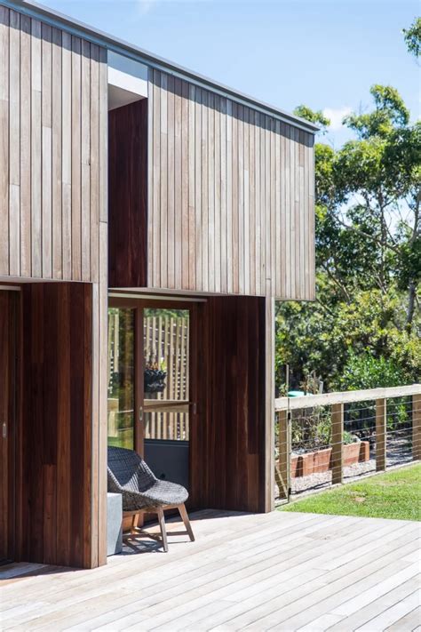 Bourne Blue Architecture Designs Timber Beach House For