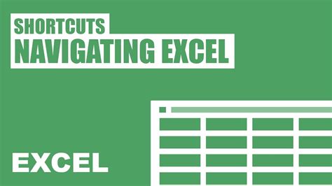 How To Navigate Around Excel 2017 Youtube