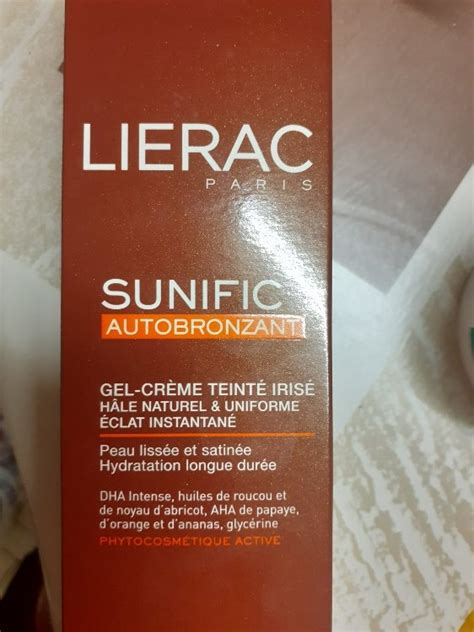 Lierac Sunific Gel Crème Irisé Autobronzant Inci Beauty
