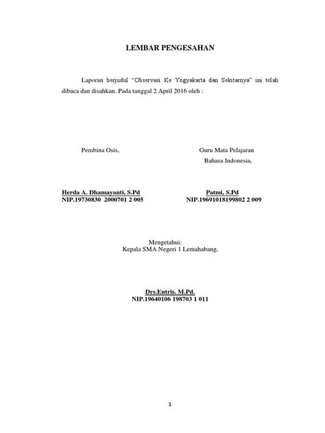 Contoh Surat Pengesahan Aktiviti Pratikal - ChaseabbHiggins