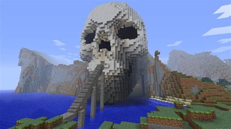 Skull Cave Minecraft Project Minecraft Blueprints Minecraft Projects