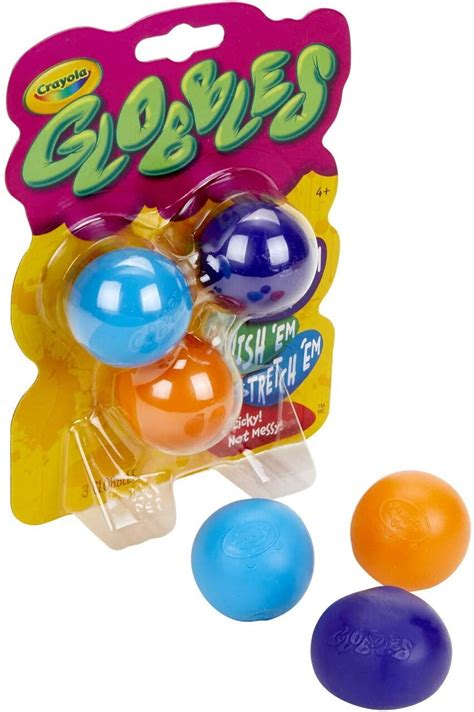 Crayola Globbles Fidget Toy Sticky Fidget Balls Squish T For Kids