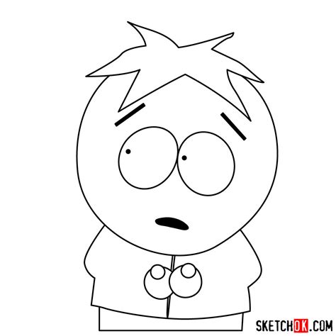How To Draw Butters Stotch From South Park Sketchok