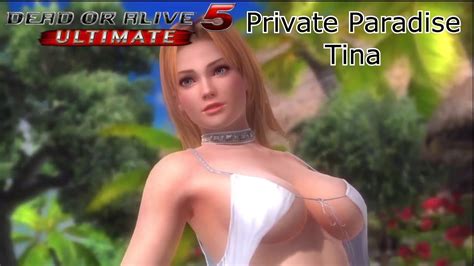 Doa5 Ultimate Private Paradise With Tina Tropical Attire Youtube