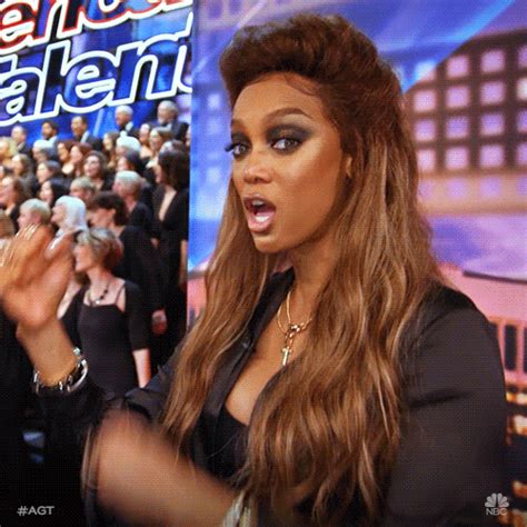 Tyra Banks Nbc  By Americas Got Talent Find And Share On Giphy