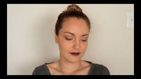 Dark Lips Trend Makeup Look Youtube