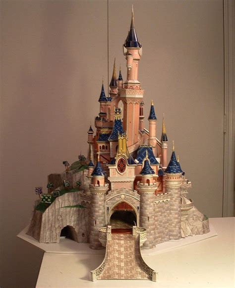 223 Disneyland Sleeping Beauty Castle Paper Model Pdf File Sleeping