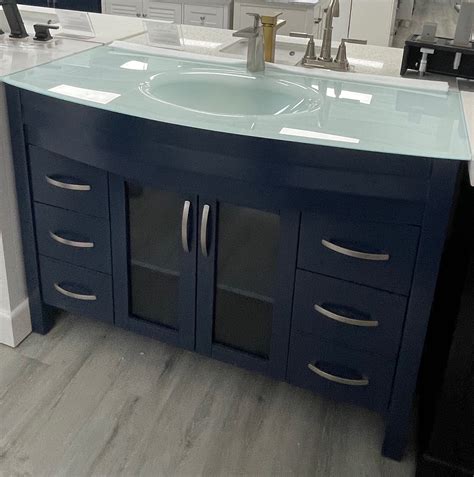 Royal Juno 48 Inch Navy Blue Bathroom Vanity