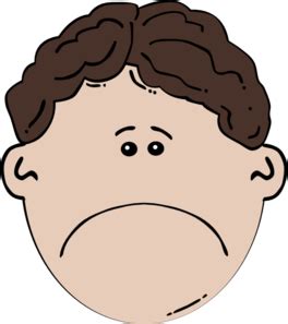 Sad disappointed cartoon boy stock photos (total results: Boy Face Sad Clip Art at Clker.com - vector clip art ...